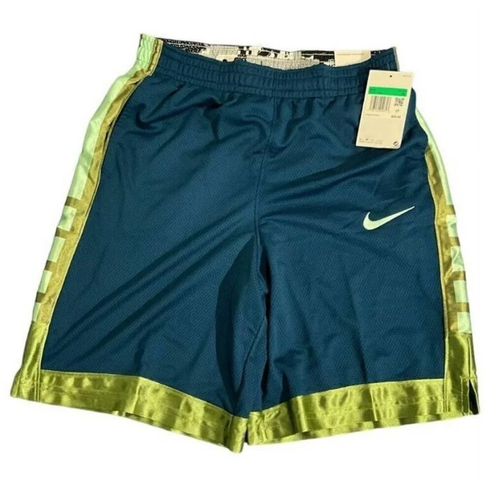Nike Dri-Fit Kids' Size XL Navy Blue and Gold Basketball Shorts